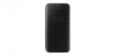 Husa Flip Clear View Neagra Samsung Galaxy S20 Ultra, Plastic