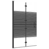 Cumpara ieftin Cabina de dus pliabila, negru, 80x140 cm, ESG