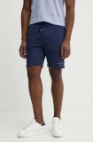 Hackett London pantaloni scurți bărbați, culoarea bleumarin, HM581337