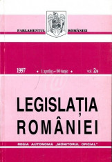 Legislatia Romaniei, 1 aprilie-30 iunie 1997, vol. 2/B foto
