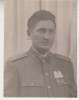 QW18 56 - Fotografie foarte veche - Militar cu decoratii - anii 1950, Alb-Negru, Romania 1900 - 1950