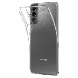 Cumpara ieftin Husa pentru Samsung Galaxy S21 5G, Spigen Liquid Crystal, Clear