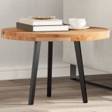 VidaXL Blat de masă rotund, &Oslash;60x4 cm, lemn masiv de acacia