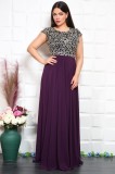 Rochie de ocazie lunga Mov - 40Marimea, Yves