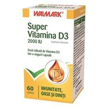 Super Vitamina D3 2000UI 60cps Walmark Cod: walm00466 foto