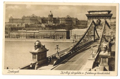 AD 982 C. P. VECHE - BUDAPEST-KIRALYI VARPALOTA ... - BUDAPESTA - UNGARIA 1936 foto