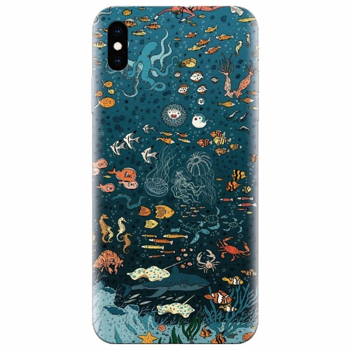 Husa silicon pentru Apple Iphone XS, Under The Sea