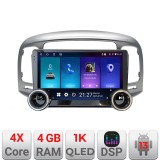 Navigatie Hyundai Accent 2006-2012 Kit-Accent Edotec 4+64 10.5 inch Incell 1K android Wifi 5Ghz gps internet