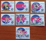 NEW-ZEELANDA-''JOCURILE -COMONWEALTH'' SET 9V.-stampilate-Vezi-Scan