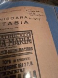 Program de teatru Teatru &quot;Regina Maria&quot; Dra Nastasia, George Mihail Zamfirescu, dedicatie