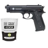 Pachet Format din Pistol airsoft Slaide Metal si 1000 be bile 0,25g