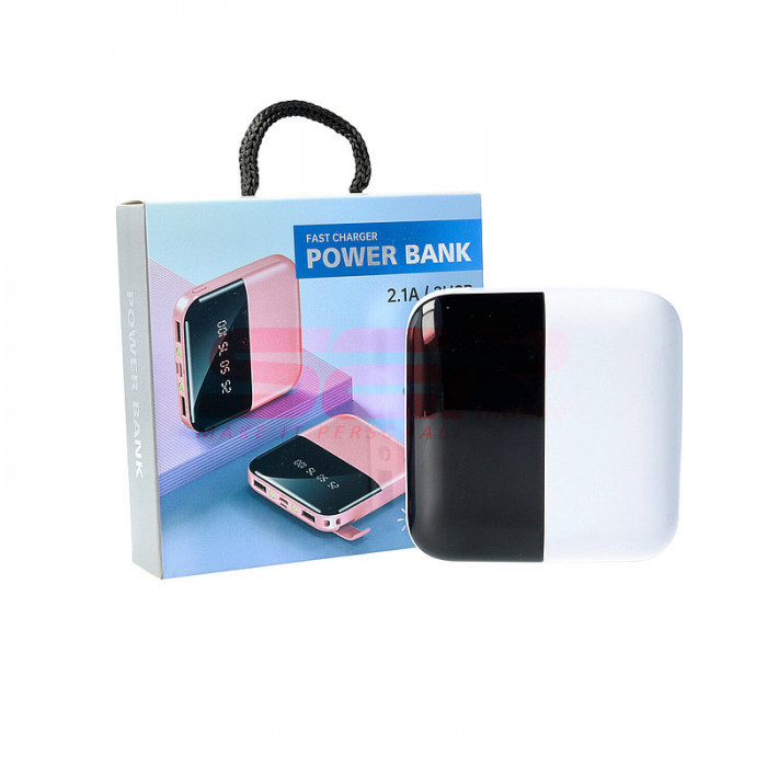 Acumulator universal extern Powerbank mini 10000mAh cu stand suport telefon