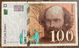 B11 2 - Bancnota foarte veche - Franta - 100 franci - 1998