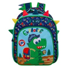 Ghiozdan pentru gradinita, unisex, 28x14x31 cm, multicolor foto