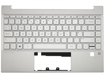Carcasa superioara cu tastatura palmrest Laptop, HP, Pavilion 13-BB, M14303-001, cu iluminare, layout US foto