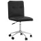 vidaXL Scaun de bucătărie, negru, piele ecologică 4101324