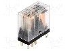 Releu electromagnetic, 24V DC, 5A, DPDT, serie DRI-2C, WEIDM&Uuml;LLER - 7760056322