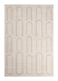 Covor textil crem gri Zina 200x290x0.9 cm