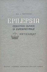 Epilepsia. Cercetari clinice si experimentale - 1955 - A. Kreindler (B204) foto