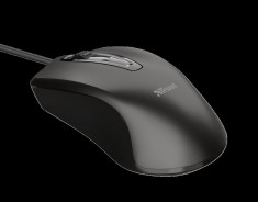 Mouse Trust Carve, USB Mouse, negru foto