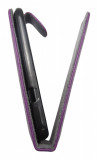 Husa flip vertical Forcell Prestige mov pentru HTC Sensation XL, Cu clapeta, Piele Ecologica