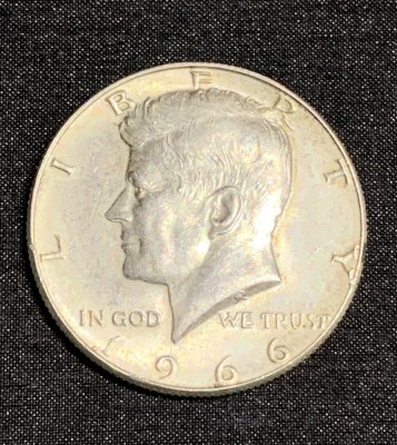 Moneda half dollar 1966 argint foto