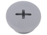 Capac Protecţie Poliamidă Gri M16 1,5 7mm - Set 10 Buc.