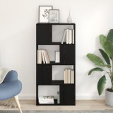 vidaXL Tărgăniță Stejar negru Lemn prelucrat 60 x 24 x 124 cm