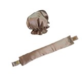 Accesoriu de Ondulat Parul, Flippy, fara Caldura, din Poliester, Manual, Prin Rasucire, 29 x 4 cm, Gri