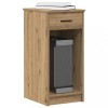 VidaXL Suport turn pentru computer cu sertar Artisan Stejar 35x45x77cm