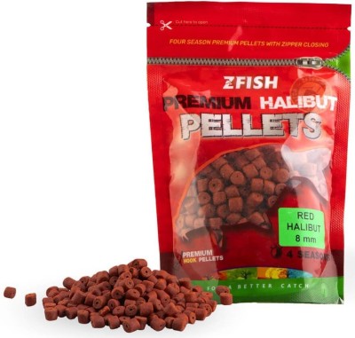 Pelete Zfish Premium Halibut Hook Pellets, Red Halibut, 14mm, 200g foto