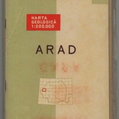 Harta geologica 1:200.000 Arad