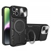 Husa pentru Apple iPhone 14, Techsuit, CamGuard Pro, Neagra