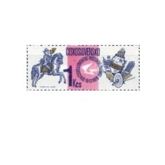 Cehoslovacia 1976 - ziua marcii postale, neuzata