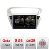 Navigatie Peugeot 301 Citroen C-Elisee 5960Pro-301 Android Octa Core Qualcomm 2K Qled 8+128 DTS DSP 360 4G Optical v1 CarStore Technology