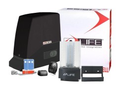 Kit automatizare Porti Culisante pana la 2T, 2000 KG Life Acer2000, Motor 230V, 2000N, 450W SafetyGuard Surveillance