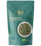 Granola cu orz verde si spirulina bio, 200g, Obio