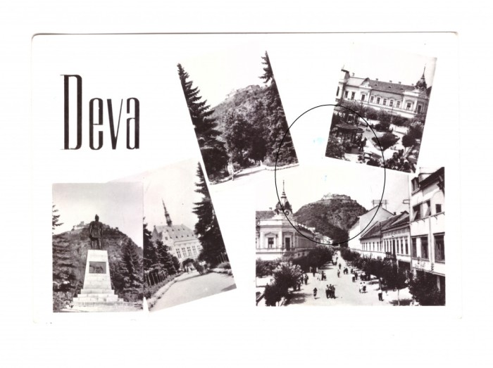CP Deva - Mozaic, RPR, circulata 1962, stare buna