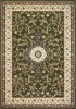 Covor Model Lotos 523-310, Marime 50 x 80 cm, Crem, Verde, Inaltime Fir 8 mm, Antialergic, Polipropilena, Living, Dormitor, Sufragerie, Birou