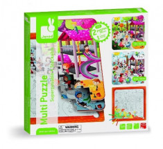 Set Puzzle 3 In 1 - In Parc - Janod (J02827) foto