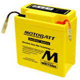 Baterie Moto, Voltaj: 6 V, Capacitate: 6 Ah, Lungime: 97 mm, Lățime: 56 mm, &Icirc;nălțime: 111 mm, Borna pozitivă in dreapta, Curent de pornire: 90 A, Motobatt