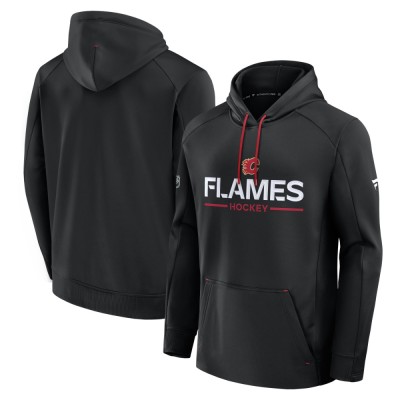 Calgary Flames hanorac de bărbați cu glugă Authentic Pro Rink Poly Fleece POH - L foto