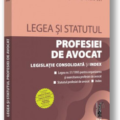 Legea și statutul profesiei de avocat. Martie 2023 - Paperback brosat - *** - Universul Juridic