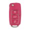 Carcasa Cheie Briceag VW 3 Butoane Roz-Magenta Design NOU