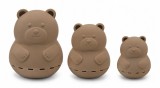 Set 3 buc jucarii baie silicon, melii, urs