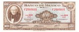 Mexic 100 Pesos 1972 P-61 Seria 2595035