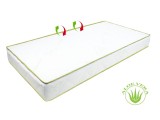 Saltea Copii MyKids Teddy Aloe Vera 120x60x8 cm, Cocos, Antialergica, Fermitate Buna, Husa Lavabila, Certificat Oeko-Tex