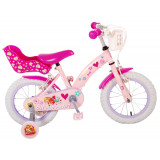 Bicicleta Paw Patrol fete, 14 inch, culoare Roz, frana de mana fata si spate PB Cod:21451-CH-IT