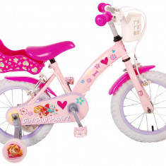 Bicicleta Paw Patrol fete, 14 inch, culoare Roz, frana de mana fata si spate PB Cod:21451-CH-IT