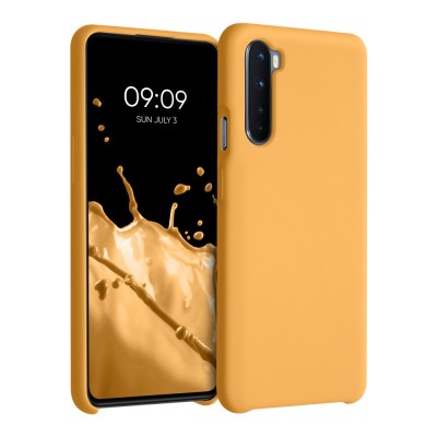 Husa pentru OnePlus Nord, Silicon, Galben, 51871.217 foto